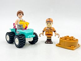 Лего човечета и кола