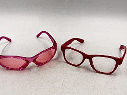 Детски слънчеви очила розови 2 бр