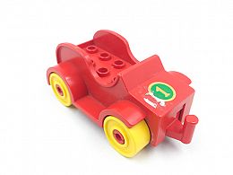 Лего вагон червен