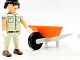 Playmobil човечета 2 бр с количка