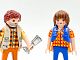 Playmobil човечета 2 бр с фенер